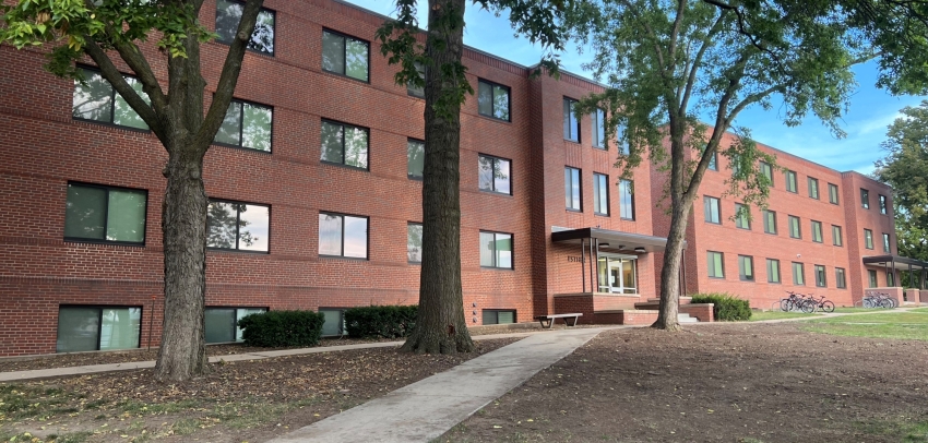 Outside of Esther Hall on Concordia’s Campus - Seward,NE.